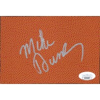 Mike Dunleavy Sr. Signed 4x6 Basketball Surface Card JSA Authenticated
