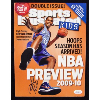 Kevin Durant Signed Sports Illustrated Kids Nov 2009 Magazine JSA Authenticated