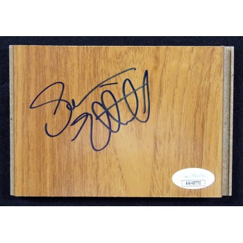 Sean Elliott San Antonio Spurs Signed 3.5x5 Floorboard JSA Authenticated