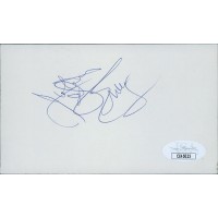 Julius Erving Philadelphia 76ers Signed 3x5 Index Card JSA Authenticated