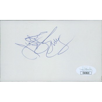 Julius Erving Philadelphia 76ers Signed 3x5 Index Card JSA Authenticated