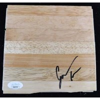 Jawun Evans Los Angeles Clippers Signed 6x6 Floorboard JSA Authenticated