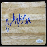 Carrick Felix Cleveland Cavaliers Signed 6x6 Floorboard JSA Authenticated