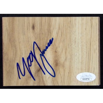 Yogi Ferrell Sacramento Kings Signed 3.5x5 Floorboard JSA Authenticated