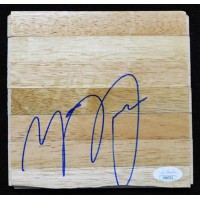 Yogi Ferrell Los Angeles Clippers Signed 6x6 Floorboard JSA Authenticated