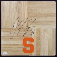 Jonny Flynn Syracuse Orange Signed 12x12 Floorboard JSA Authenticated