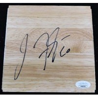 Jonny Flynn Minnesota Timberwolves Signed 6x6 Floorboard JSA Authenticated