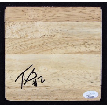 Trent Forrest Utah Jazz Signed 6x6 Floorboard JSA Authenticated