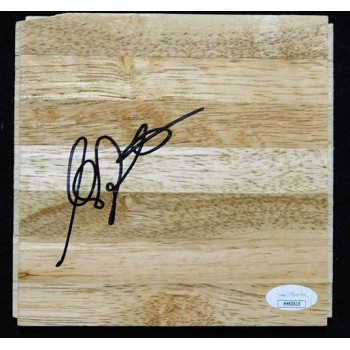 Greg Foster Milwaukee Bucks Signed 6x6 Floorboard JSA Authenticated