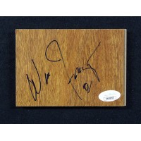 Walt Frazier New York Knicks Signed 3.5x5 Floorboard JSA Authenticated