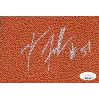 Hiram Fuller Utah Jazz Signed 4x6 Basketball Surface Card JSA Authenticated
