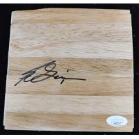 Sundiata Gaines Minnesota Timberwolves Signed 6x6 Floorboard JSA Authenticated