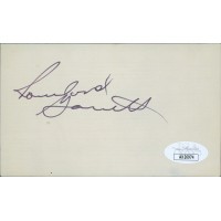 Rowland Garrett Chicago Bulls Signed 3x5 Index Card JSA Authenticated