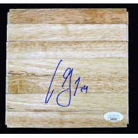 Aaron Gray Chicago Bulls Signed 6x6 Floorboard JSA Authenticated