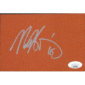 Matt Harpring Utah Jazz Signed 4x6 Basketball Surface Card JSA Authenticated