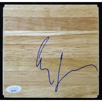 Al Harrington Indiana Pacers Signed 6x6 Floorboard JSA Authenticated