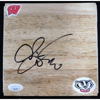 Devin Harris Wisconsin Badgers Signed 6x6 Floorboard JSA Authenticated