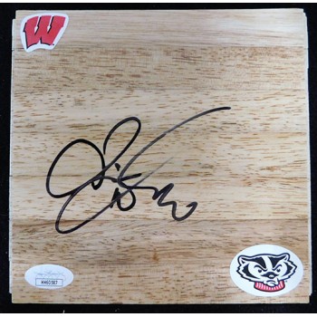 Devin Harris Wisconsin Badgers Signed 6x6 Floorboard JSA Authenticated