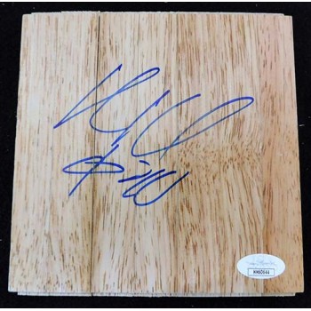 Udonis Haslem Miami Heat Signed 6x6 Floorboard JSA Authenticated