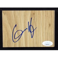 Grant Hill Detroit Pistons Signed 3.5x5 Floorboard JSA Authenticated