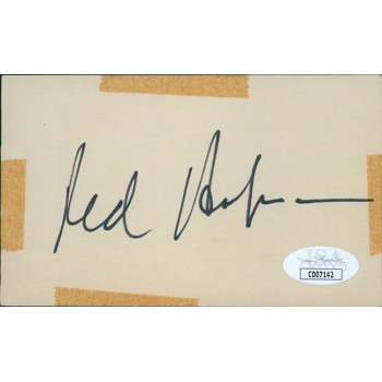 Red Holzman New York Knicks Signed 3x5 Index Card JSA Authenticated Red Holzman New York Knicks Signed 3x5 Index Card JSA Authenticated