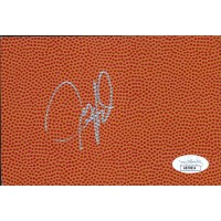 Juwan Howard Washington Wizards Signed 4x6 Basketball Surface Card JSA Authentic