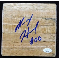 Markus Howard Denver Nuggets Signed 6x6 Floorboard JSA Authenticated