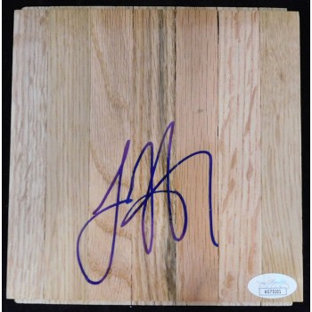 Larry Hughes Cleveland Cavaliers Signed 6x6 Floorboard JSA Authenticated