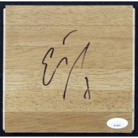 Ersan Ilyasova Milwaukee Bucks Signed 6x6 Floorboard JSA Authenticated