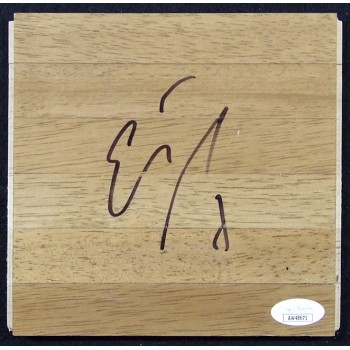 Ersan Ilyasova Milwaukee Bucks Signed 6x6 Floorboard JSA Authenticated