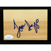 Tom Izzo Michigan State Spartans Signed 3.5x5 Floorboard JSA Authenticated