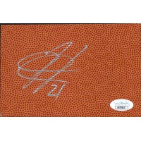 Jim Jackson Dallas Mavericks Signed 4x6 Basketball Surface Card JSA Authentic