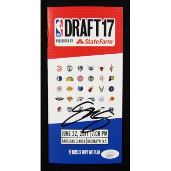 Josh Jackson Signed NBA Draft 2017 Program JSA Authenticated