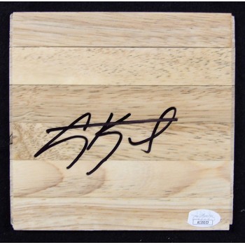 Corey Kispert Washington Wizards Signed 6x6 Floorboard JSA Authenticated