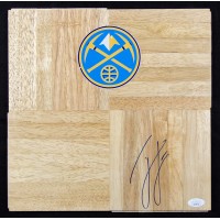 Ty Lawson Denver Nuggets Signed 12x12 Floorboard JSA Authenticated