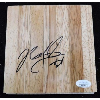 Ricky Ledo Dallas Mavericks Signed 6x6 Floorboard JSA Authenticated