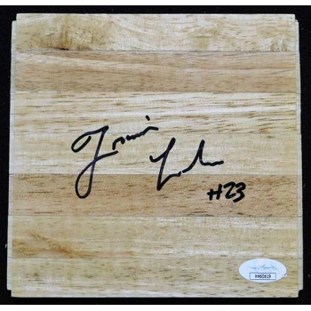 Travis Leslie Los Angeles Clippers Signed 6x6 Floorboard JSA Authenticated