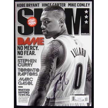 Damian Lillard Portland Trail Blazers Signed Slam 2015 Magazine JSA Authentic