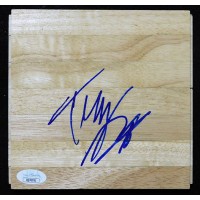 Tony Massenburg Vancouver Grizzlies Signed 6x6 Floorboard JSA Authenticated