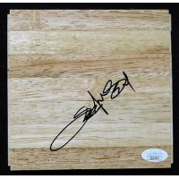 Jelani McCoy Seattle SuperSonics Signed 6x6 Floorboard JSA Authenticated