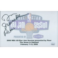 Don Meineke Signed 5x8 2000 NBA All-Star Autograph Card JSA Authenticated