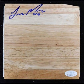 Luis Montero Portland Trail Blazers Signed 6x6 Floorboard JSA Authenticated