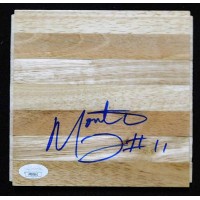 Monte Morris Denver Nuggets Signed 6x6 Floorboard JSA Authenticated