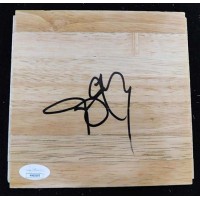 Byron Mullens Oklahoma City Thunder Signed 6x6 Floorboard JSA Authenticated