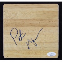 Pete Myers Chicago Bulls Signed 6x6 Floorboard JSA Authenticated