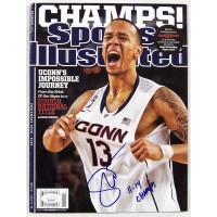 Shabazz Napier UConn Signed Sports Illustrated April 2014 Magazine JSA Authentic