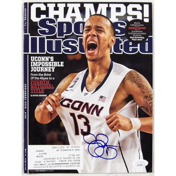 Shabazz Napier UConn Signed Sports Illustrated April 2014 Magazine JSA Authentic