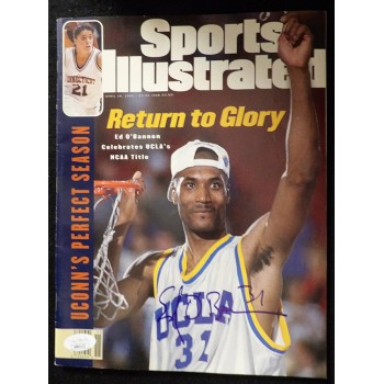 Ed O'Bannon UCLA Bruins Signed Sports Illustrated Magazine JSA Authenticated