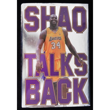 Shaquille O'Neal Signed Shaq Talks Back 1st Edition Hardcover Book JSA Authentic