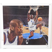 Shaquille O'Neal Orlando Magic Signed LE 27.5x30.5 Lithograph JSA Authenticated